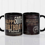 Happy Birthday - Personalized Birthday Accent Mug