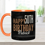 Happy Birthday - Personalized Birthday Accent Mug