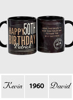 Happy Birthday - Personalized Birthday Accent Mug