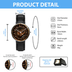 Whiskey and Cigar, Gift for Men - Personalized Whisky Hand Watch