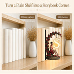Any Photo With Initial Lamp - Personalized Self Love Bookshelf Lamp