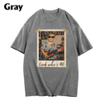 Birthday Gift - Personalized Birthday Washed T-Shirt