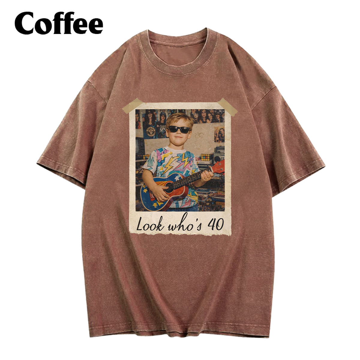 Birthday Gift - Personalized Birthday Washed T-Shirt
