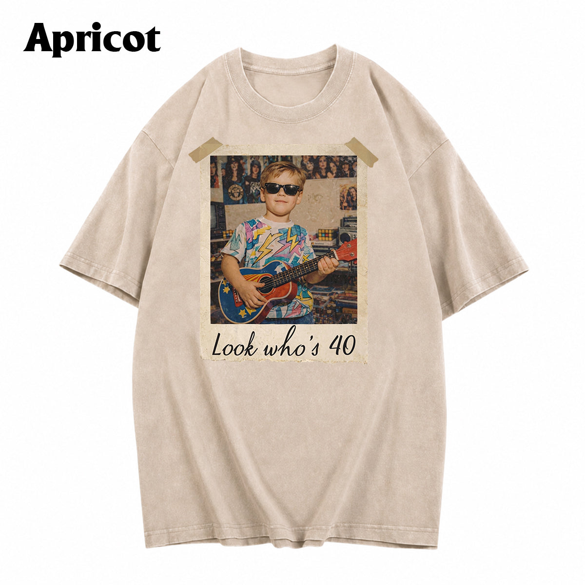 Birthday Gift - Personalized Birthday Washed T-Shirt