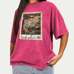 Birthday Gift - Personalized Birthday Washed T-Shirt