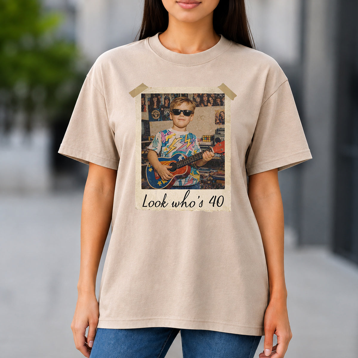 Birthday Gift - Personalized Birthday Washed T-Shirt