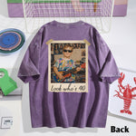 Birthday Gift - Personalized Birthday Washed T-Shirt