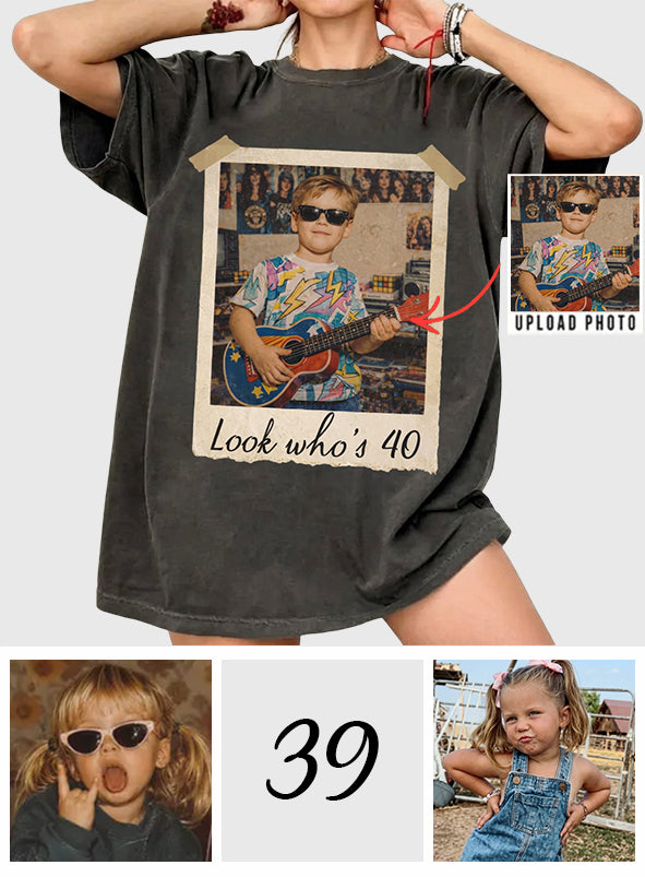 Birthday Gift - Personalized Birthday Washed T-Shirt