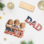 Father's Day Gift - Personalized Father 2 Layered Big Freestanding