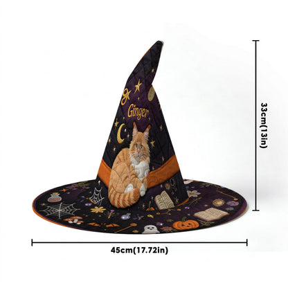 Little Magic - Personalized Witch Quilt Witch Hat