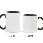 Love Being A Nurse - Personalized Nurse Set Accent Mug with Acrylic Stirrers