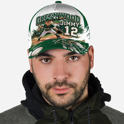 Any Sport From Any Photo - Personalized Baseball Classic Cap