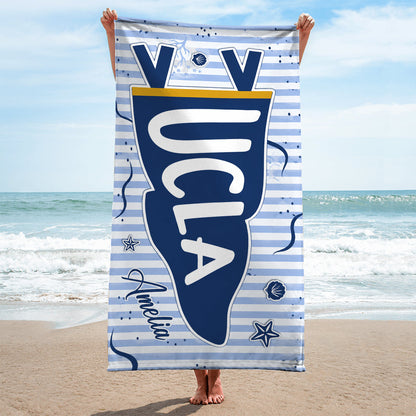 Back To School - Personalized Teacher Quick-dry Beach Towel/ Bath Towel