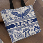 250th Anniversary - Personalized Independence Day/ 4th of July All-Over Print Canvas Tote Bag