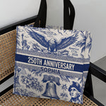 250th Anniversary - Personalized Independence Day/ 4th of July All-Over Print Canvas Tote Bag