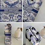 250th Anniversary - Personalized Independence Day/ 4th of July All-Over Print Canvas Tote Bag
