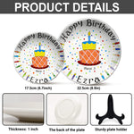Birthday Gift - Personalized Birthday Ceramic Round Plate