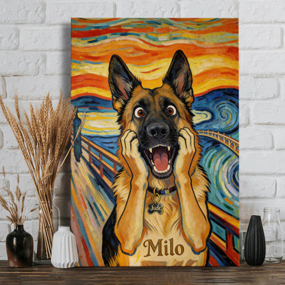 Custom Any Photo, Funny Pet - Personalized Dog Canvas And Poster