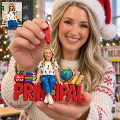 Teacher Life - Personalized Teacher Premium 3D Ornament