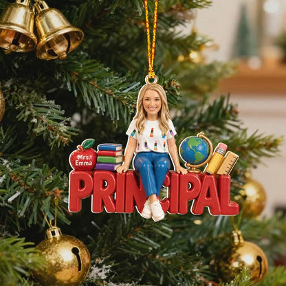 Teacher Life - Personalized Teacher Premium 3D Ornament