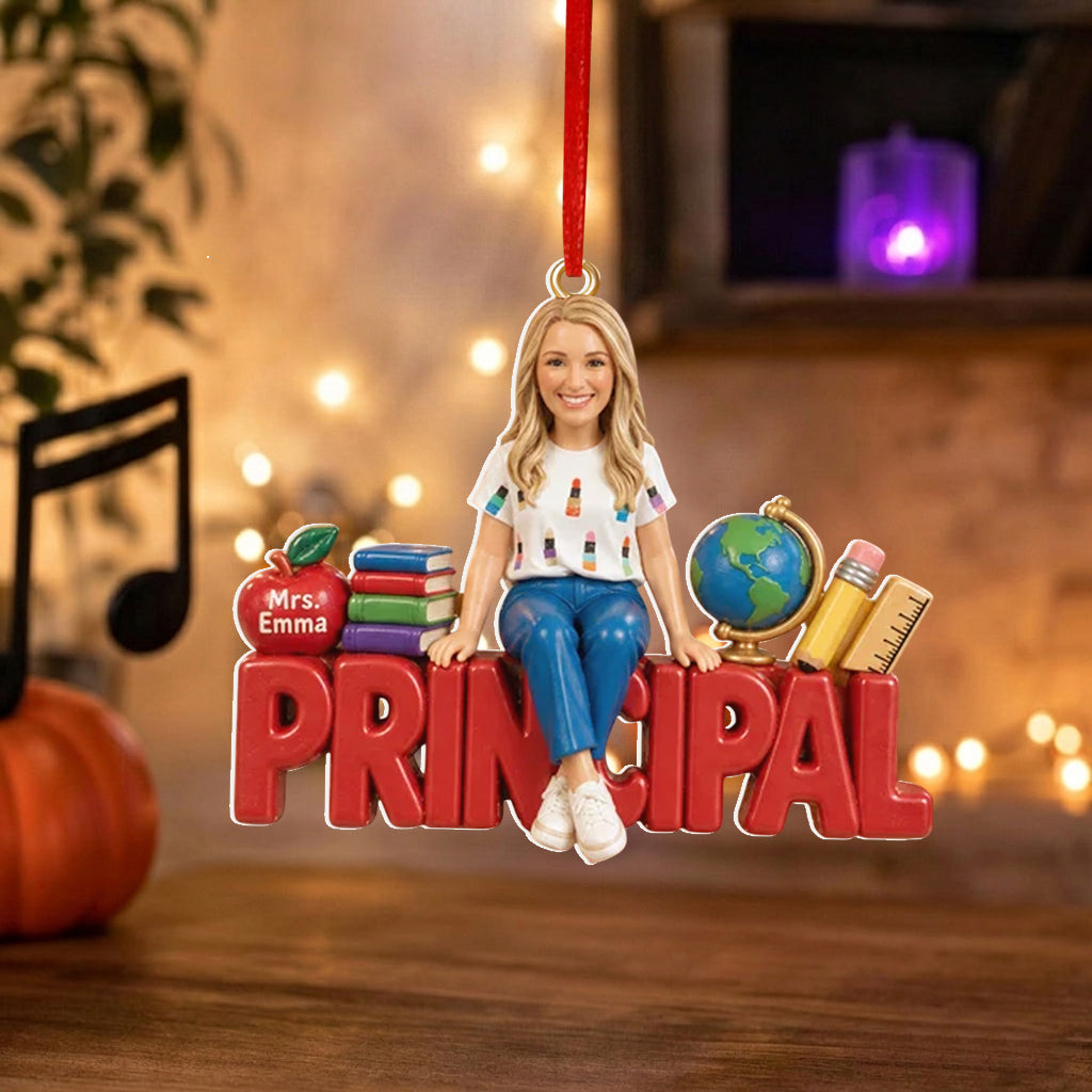 Teacher Life - Personalized Teacher Premium 3D Ornament