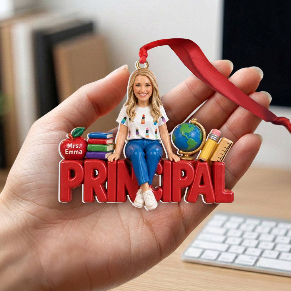 Teacher Life - Personalized Teacher Premium 3D Ornament
