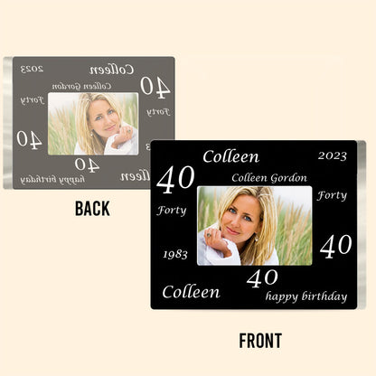 Happy Birthday - Personalized Birthday Custom Shaped Acrylic Plaque