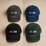 Birthday Gift - Personalized Birthday Embroidered Classic Cap