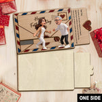 Custom Family Hug - Personalized Father Sliding Ornament