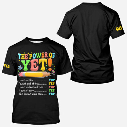 Back To School - Personalized Teacher All Over Shirt