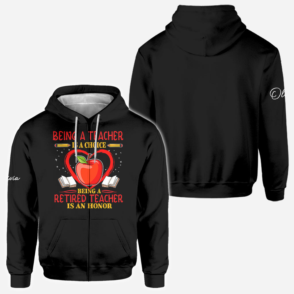 Back To School - Personalized Teacher All Over Shirt