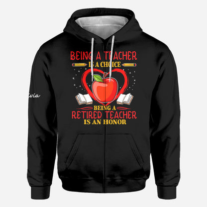 Back To School - Personalized Teacher All Over Shirt