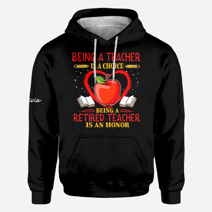 Back To School - Personalized Teacher All Over Shirt