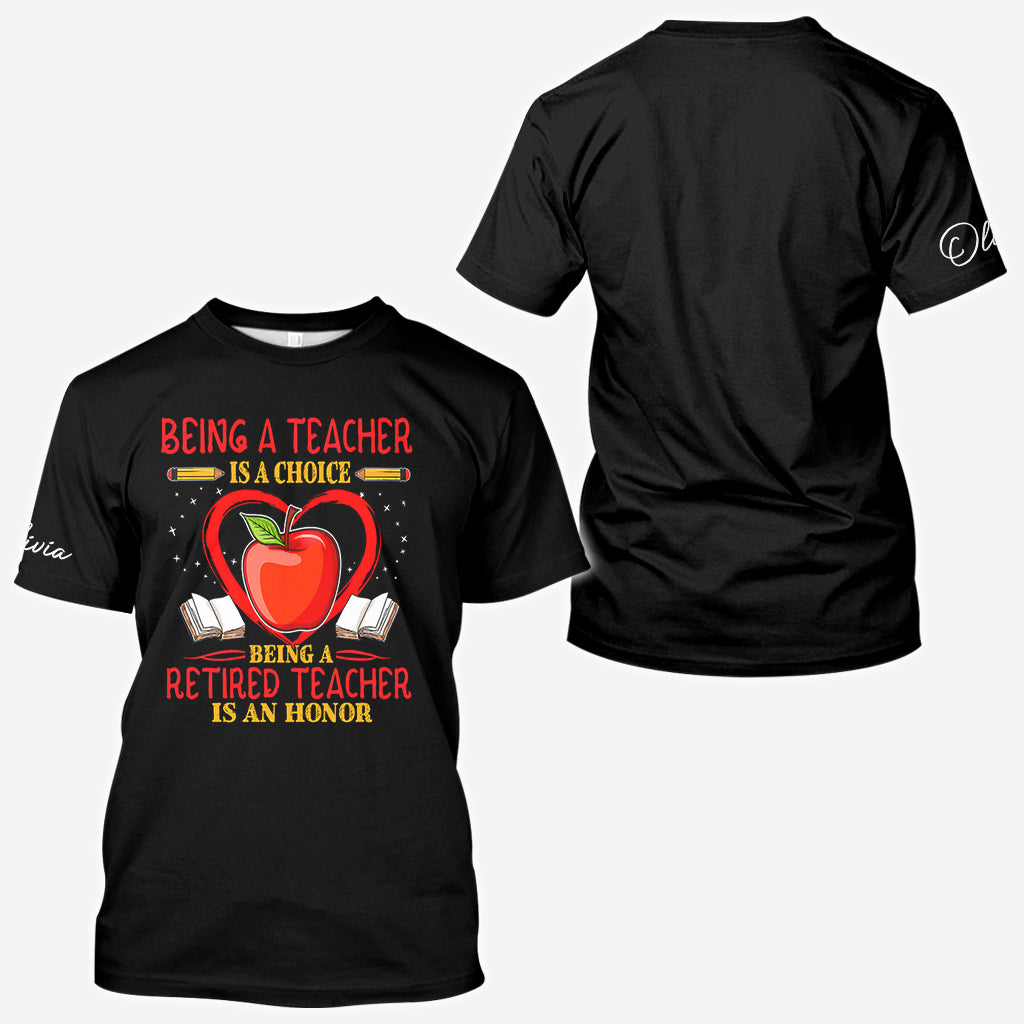 Back To School - Personalized Teacher All Over Shirt