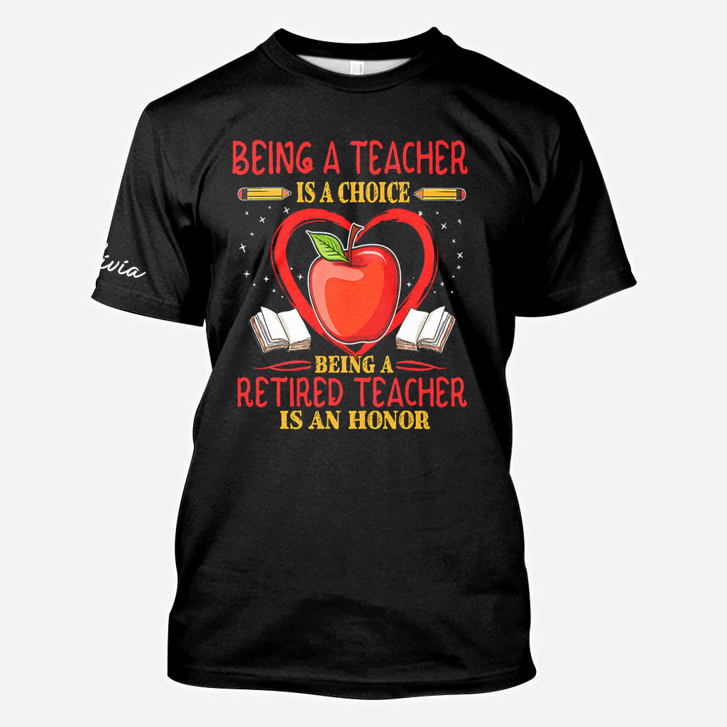 Back To School - Personalized Teacher All Over Shirt