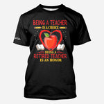 Back To School - Personalized Teacher All Over Shirt