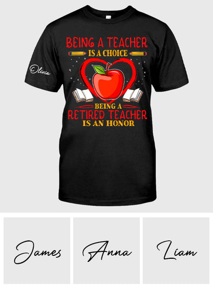 Back To School - Personalized Teacher All Over Shirt