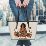Life Is Better with Yarn - Personalized Crocheting Leather Bag