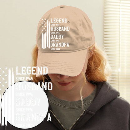 Birthday Gift - Personalized Birthday Embroidered Classic Cap