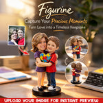 Autism Mom and Kid - Personalized Autism Awareness Premium 3D Figurine