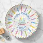 Birthday Gift - Personalized Birthday Ceramic Round Plate