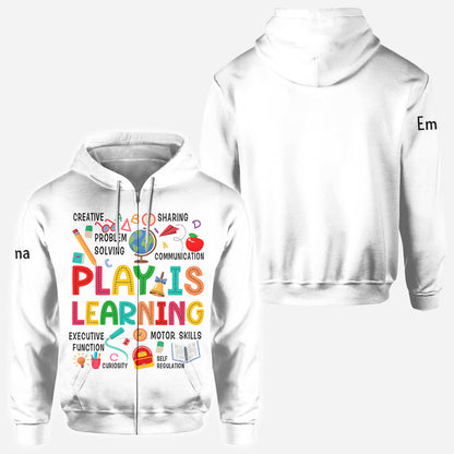 Back To School - Personalized Teacher All Over Shirt