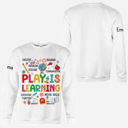 Back To School - Personalized Teacher All Over Shirt