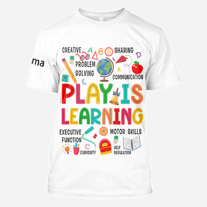 Back To School - Personalized Teacher All Over Shirt