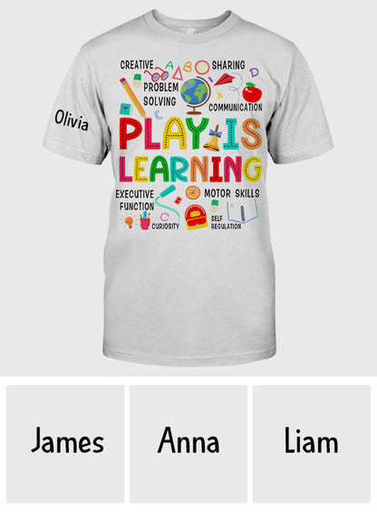 Back To School - Personalized Teacher All Over Shirt