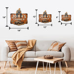 Garage Sign - Custom From Photo - Personalized Mechanic Cut Metal Sign