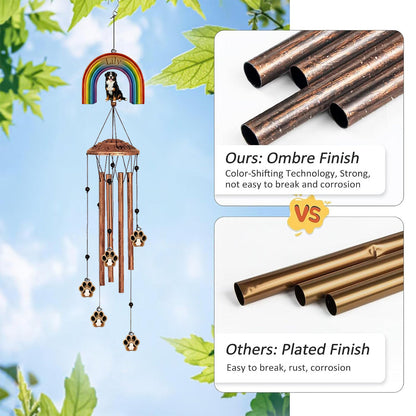 I'm Always With You - Personalized Dog Wind Chime With Charms