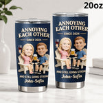 Everlasting Love - Personalized Couple Tumbler