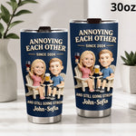 Everlasting Love - Personalized Couple Tumbler