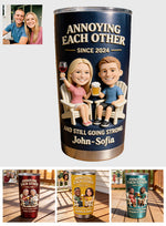 Everlasting Love - Personalized Couple Tumbler